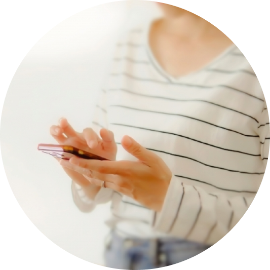 申し込みしてる画像